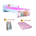 Pat copii Paw patrol pink ,etajera cadou