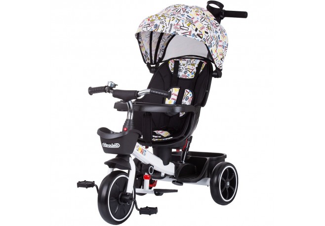 Tricicleta Chipolino Smart cu sezut reversibil white