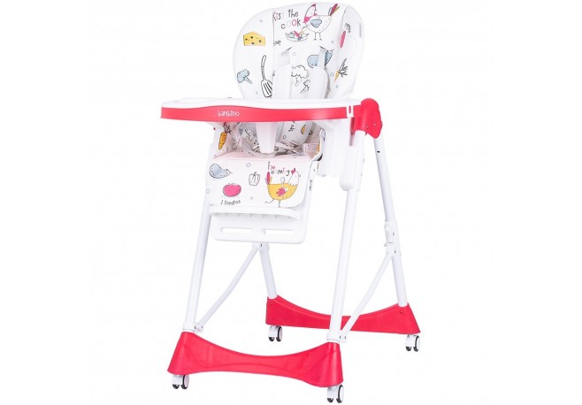 Scaun de masa Chipolino Bambino poppy