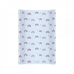 Saltea de infasat bebe cu intaritura 70x475 Rainbow Blue 403