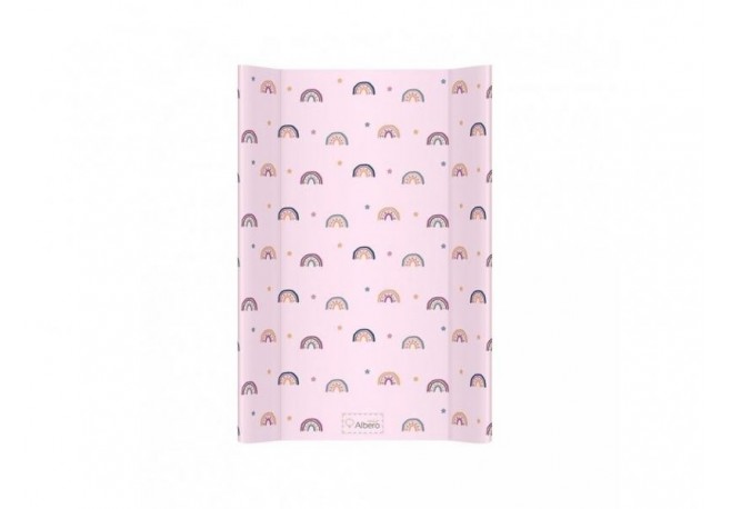 Saltea de infasat bebe cu intaritura 70x475 Rainbow Pink 402