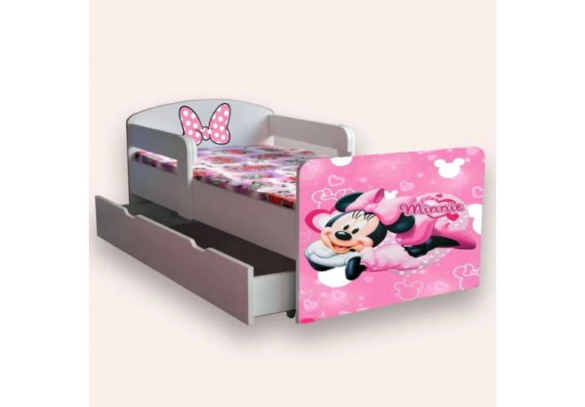Pat pentru copii  Minnie cu sertar