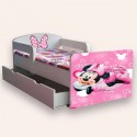 Pat pentru copii  Minnie cu sertar