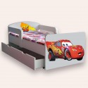 Pat pentru copii Cars -sertar