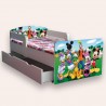 Pat pentru copii Mickey si Minnie ,sertar