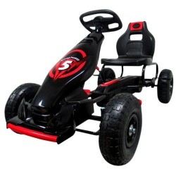 Kart cu pedale Gokart 4-10 ani roti gonflabile G8 R-Sport - Rosu