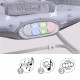 Balansoar multifunctional cu sunete si jucarii Kidwell Pino - Gri - Resigilat (Ambalaj deteriorat) - Resigilat