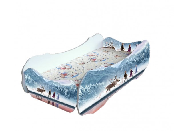 Pat masina Frozen-regatul de gheata