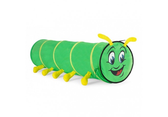 Cort de joaca pentru copii cu tunel Ecotoys 8601 - Omida verde