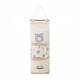 Organizator textil de perete cu 3 compartimente Ecotoys OR90WZ2 - Bej