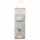 Organizator textil de perete cu 3 compartimente Ecotoys OR90WZ1 - Gri