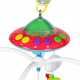 Carusel muzical pentru patut cu lumini sunete si jucarii Huanger HE0304 - Multicolor
