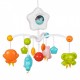 Carusel muzical pentru patut cu lumini sunete si jucarii Huanger HE0307 - Multicolor