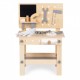 Banc de lucru din lemn cu accesorii pentru copii Ecotoys W03D076E