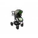Carucior transformabil 2 in 1 Moni Pavo New Green