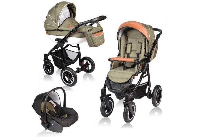 Carucior VESSANTI Crooner 3 in 1 - Petrol
