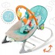 Balansoar cu vibratii vulpita si ursul Ricokids 7309 - Turcoaz