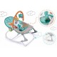Balansoar cu vibratii vulpita si ursul Ricokids 7309 - Turcoaz