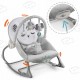 Balansoar multifunctional cu vibratii panda 3 jucarii Ricokids 7323 Gri
