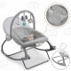 Balansoar multifunctional cu vibratii panda 3 jucarii Ricokids 7323 Gri