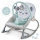 Balansoar multifunctional cu vibratii panda 3 jucarii Ricokids 7324 Turcoaz