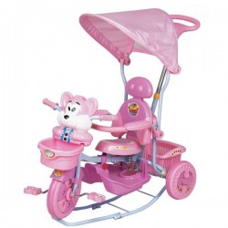 Tricicleta EURObaby 2830AC - Roz