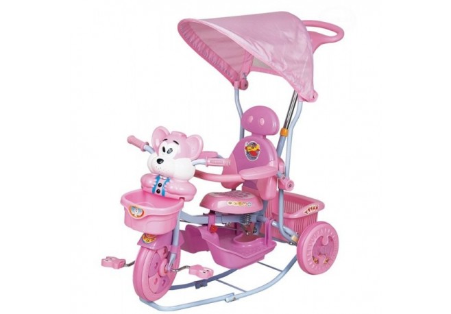 Tricicleta EURObaby 2830AC - Roz