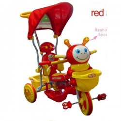 Tricicleta EURObaby 2801AC 236AC - Rosu
