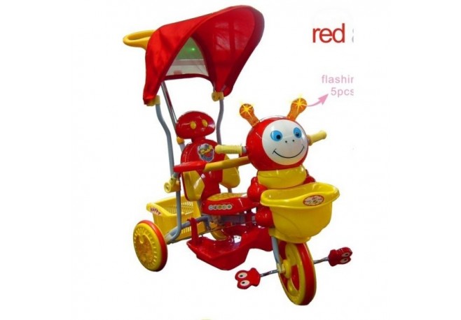 Tricicleta EURObaby 2801AC 236AC - Rosu