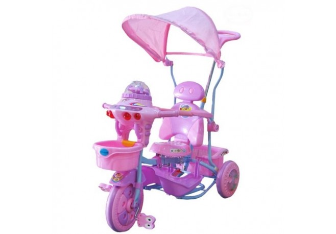Tricicleta EURObaby 2890AC - Roz
