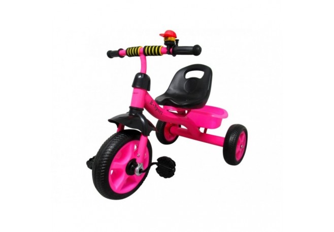 Tricicleta cu pedale R-Sport T1 - Roz