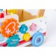 Antemergator educational din lemn ECOTOYS 2 in 1 Ambulanta HM015524