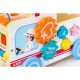 Antemergator educational din lemn ECOTOYS 2 in 1 Ambulanta HM015524