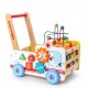 Antemergator educational din lemn ECOTOYS 2 in 1 Ambulanta HM015524