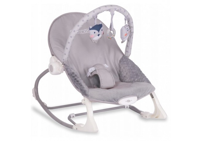Balansoar cu vibratii Ricokids 7308 - Gri