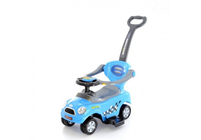 Masinuta de impins  EURObaby 321 Mini Cooper - Albastru