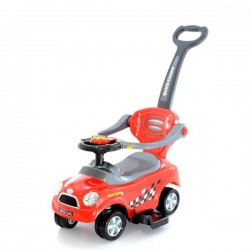 Masinuta de impins EURObaby 321 Mini Cooper - Rosu