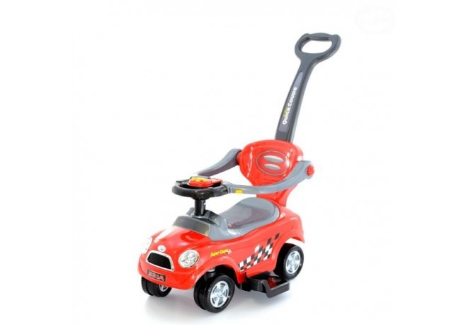Masinuta de impins EURObaby 321 Mini Cooper - Rosu