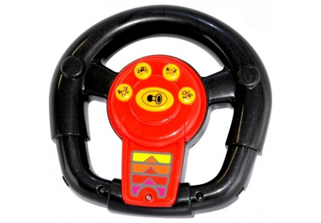 Masinuta de impins EURObaby 382 - Rosu