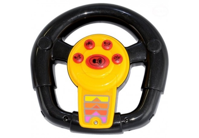Masinuta de impins EURObaby 382 - Galben