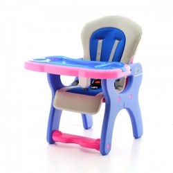 Scaun de masa multifunctional EURObaby HB - Roz