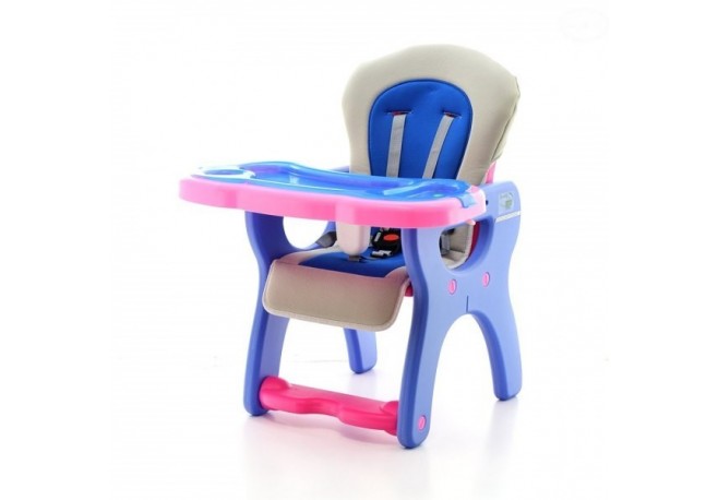 Scaun de masa multifunctional EURObaby HB - Roz