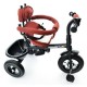 Tricicleta EURObaby cu scaun rotativ T306E - Rosu