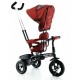 Tricicleta EURObaby cu scaun rotativ T306E - Rosu