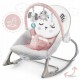 Balansoar multifunctional cu vibratii panda 3 jucarii Ricokids 7325 Roz
