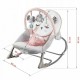 Balansoar multifunctional cu vibratii panda 3 jucarii Ricokids 7325 Roz