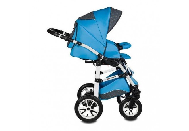 Carucior VESSANTI Flamingo Easy Drive 3 in 1 - Blue