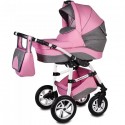 Carucior VESSANTI Flamingo Easy Drive 3 in 1 - Pink