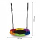 Leagan pentru copii rotund tip cuib de barza suspendat Ecotoys MIR6023 - Multicolor