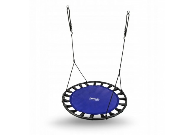 Leagan tip cuib pentru copii 120 cm 150 kg Neo-Sport 1030 Albastru